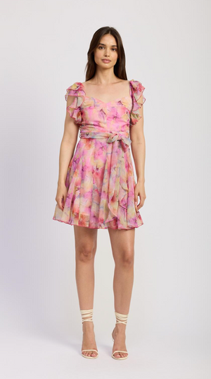 
                  
                    Load image into Gallery viewer, Amari Watercolor Mini Dress
                  
                