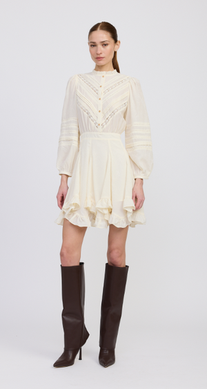 
                  
                    Load image into Gallery viewer, Gabrielle Ivory Mini Dress
                  
                