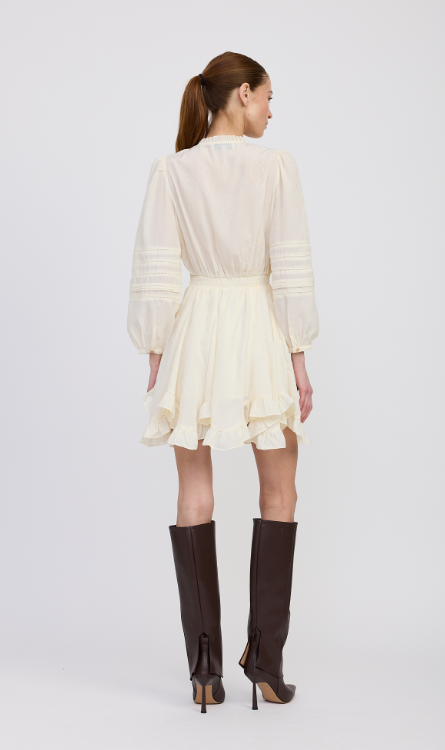 
                  
                    Load image into Gallery viewer, Gabrielle Ivory Mini Dress
                  
                