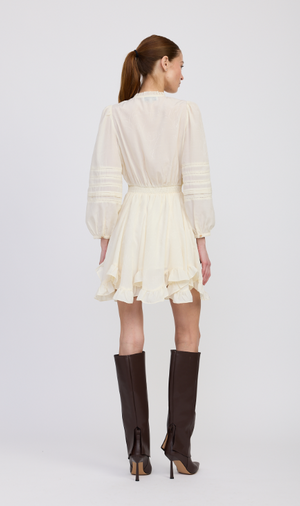 
                  
                    Load image into Gallery viewer, Gabrielle Ivory Mini Dress
                  
                