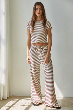 
                  
                    Load image into Gallery viewer, Sunday Lounge Stripe Top
                  
                