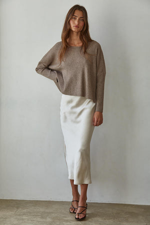 
                  
                    Load image into Gallery viewer, Apollo Mocha Pullover Top
                  
                