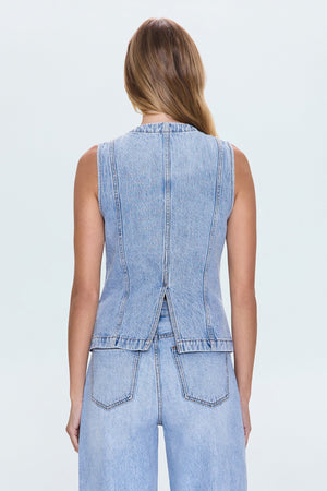 
                  
                    Load image into Gallery viewer, Gia Gaze Denim Top
                  
                
