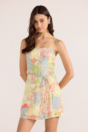 
                  
                    Load image into Gallery viewer, Aurora Patchwork Mini Dress
                  
                