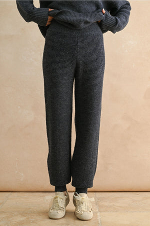 
                  
                    Load image into Gallery viewer, Amelia Waffle Navy Joggers
                  
                