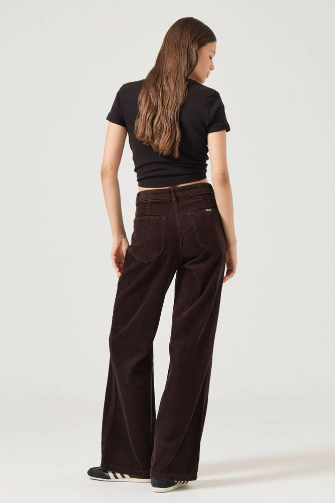 
                  
                    Load image into Gallery viewer, Sailor Chocolate Corduroy Midi Jean
                  
                