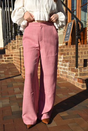 
                  
                    Load image into Gallery viewer, Natalia Tailored Pant - Pink
                  
                