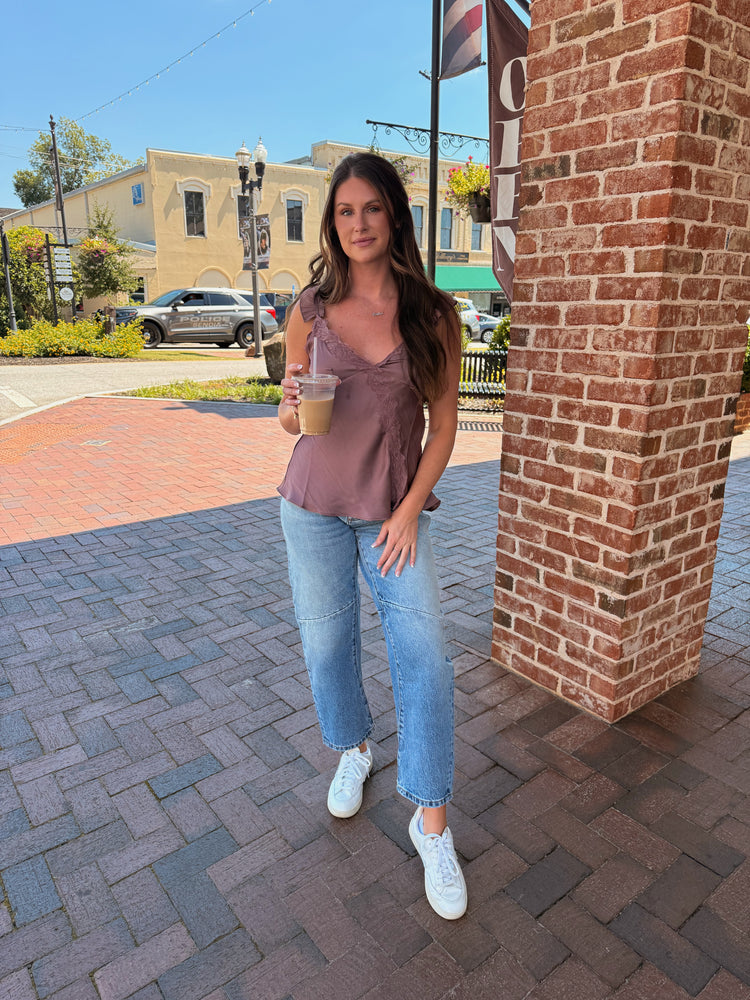 
                  
                    Load image into Gallery viewer, Love Notes Satin Top
                  
                
