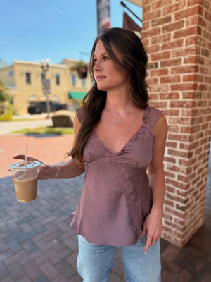 
                  
                    Load image into Gallery viewer, Love Notes Satin Top
                  
                