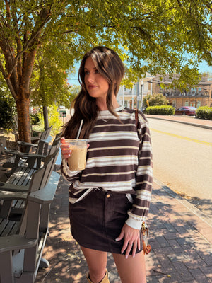 
                  
                    Load image into Gallery viewer, Logan Fieldside Stripe Tee
                  
                