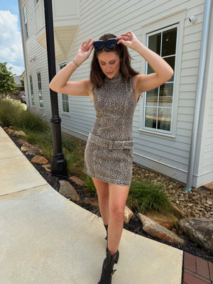 
                  
                    Load image into Gallery viewer, Animal Printed Mini Dress
                  
                