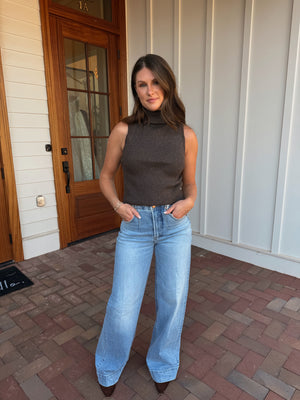 
                  
                    Load image into Gallery viewer, Lola Mockneck Ribbed Top
                  
                