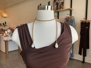
                  
                    Load image into Gallery viewer, Pearl Twist Necklace
                  
                