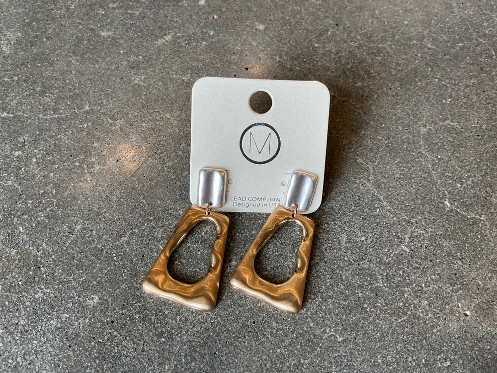 Silver and Gold Dangle